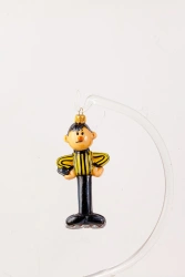 Handcrafted Glass Christmas Ornament "Judge