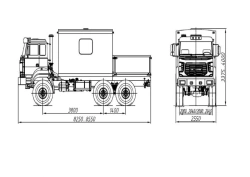 Special Cargo-Passenger Vehicle, Model 677612 on URAL 5557 Chassis