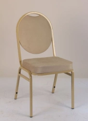Elegant RS22M Dining Chair with Oval Backrest