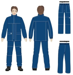 Women's Protective Suit for Electric Arc Thermal Risks 32.0 cal/cm2