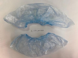 Disposable Medical Shoe Covers "LIGHT", Blue Color, 50 Pairs, TU 32.50.50-001-45266304-2022