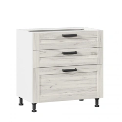 Kitchen Cabinet Facade Set with 3 Drawers 800mm - Vinchenza LD.234850.000