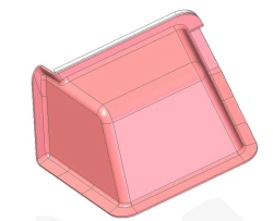 Right Hood Hinge Cap for Bus LIAZ 529265 - Part No. 529265-5601290-03