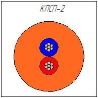 Seismic Field Cable for Geophones KPSP