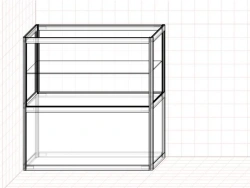 Showcase Display Cabinet - Customizable Designs