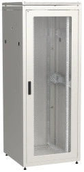 ITK LINEA N 42U Glass Front Double Door Metal Rack 800x800mm