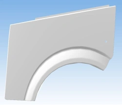 Exterior Driver Door Panel for Buses 320405-04-6400015