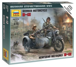 German Motorcycle R-12 Assembly Model