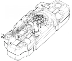 Low Flow Diesel Fuel Tank for Efficient Fuel Storage A68R52-1101006-20