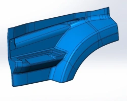 Left Front Wing for Car Body Protection - Model 65205-8403017