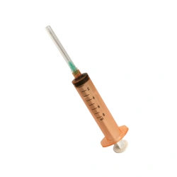 Sterile Single-Use Three-Part Injection Syringe with Luer-Lock, 8 ml