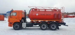 Oil and Gas Condensate Collection Tank AKN/AKN-OD/AKNS 4671M3-30 on Kamaz-65115-50 Chassis