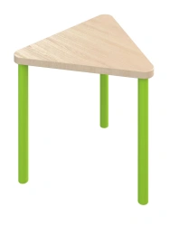 Triangular Children's Table 460mm/Green