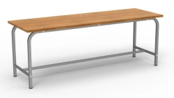 Changing Bench ST 1200x450x400 MDF for Locker Rooms