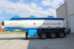 Round Tank Semi-Trailer for Transporting Light Oil Products - Model 862703