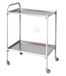 Mobile Procedure Table SPp-01-MSK(501) with Two Stainless Steel Shelves