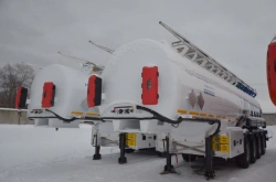 Round Cross-Section Tank Semi-Trailer PPC-3/6-3/12-23-7, Modification 94317-0000010R with BPW HSFALM 9010-15 V36 Axles