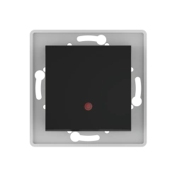 Caduceus Aling Prestige Black Soft Touch Single Switch 16A 250V (Model 6019)