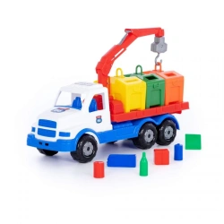 Stalker Container Transport Truck (White-Blue) Model 90379