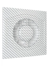 Decorative Exhaust Fan SLIM 5C White Carbon