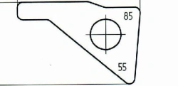 Angle Gauge Template for Stable Osteosynthesis, Article 322.036