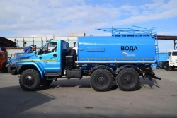 Food Liquid Tank Truck UZST, Model UZST01, Modification 6620-20 on Ural 5557-72