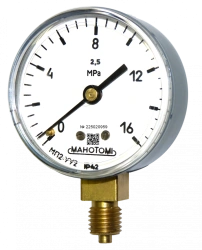 Pressure Gauges Manotome MP2-U for Non-Aggressive Fluids