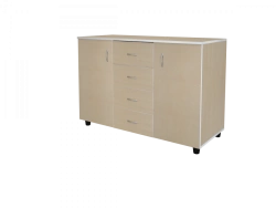 Modular Side Cabinet with Vertical Supports OpTb3.3.2