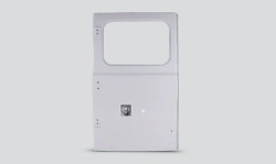 Left Rear Door for UAZ Bus with Window Opening, Primed - 045110632001300