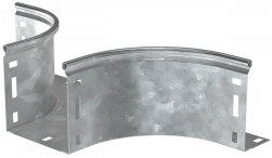 Smooth T-shaped Cable Bend 50x600mm Model COT01-0-050-600-HDZ