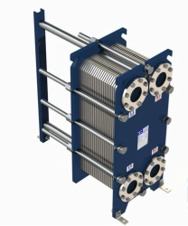 Disassembled Plate Heat Exchanger E8-S32