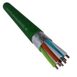High-Frequency Twisted Pair Cable F/UTP Cat 5e PVC ng(A)-LSLTx 8x2x0.50