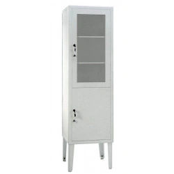 Medical Cabinet SM 1-2 - Single Door with Glass
