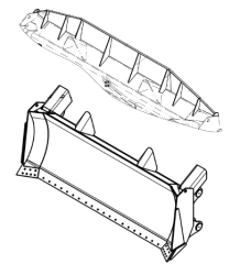 Excavator Blade 13437773 Heavy-Duty Earth Moving Attachment