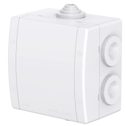 CADUCEUS ALING POWER 80x80x55 Distribution Box with 6 Inputs, IP54, 500V~