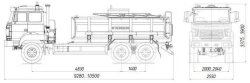 Methanol Transport Tanker ACM 4680L2-50 on Ural 4320 Chassis