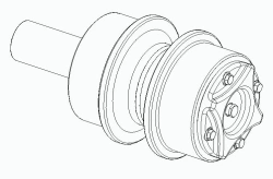 Support Roller for T-30 Bulldozer Undercarriage Parts 3006-21-150CB