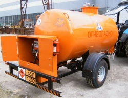 Fuel Transport Semi-Trailer for Tractors, Model TZ-4.2, Capacity 4.2 m³