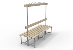 Double-sided Bench with Hooks SVT-6/2