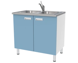 Laboratory Work Table with Sink and Cabinets SL-03-MSK (SL-03-216)