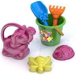Sand Play Set No. 82 with Butterfly and Ladybug Molds