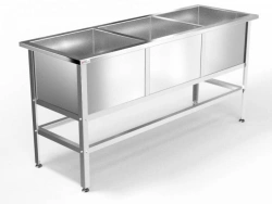 Three-Compartment Washing Sink VM-3-U