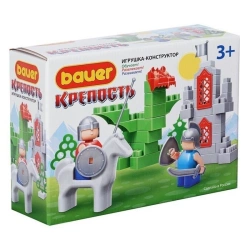 Educational Building Toy Set "Knight and Dragon" - Bauer Series, 64 Pieces, Art. 461