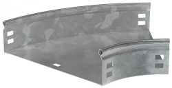 Smooth 45° Turn Type G01 CPG01-0-45-080-600-HDZ for Cable Trays