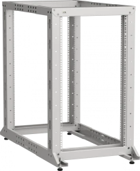 LINEA F 2-Frame Rack 47U 600x600-1000mm Grey - LF35-47U61-2GM