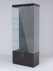 Museum Display Case - MDF and Glass with Adjustable Feet