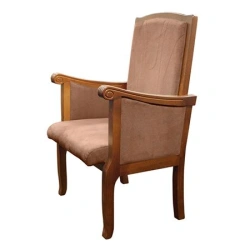 Wooden Frame Theater Seat with Upholstered Back and Seat, Model Harlequin