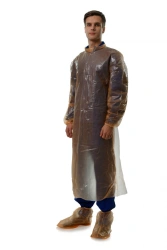 Protective Plastic Clothing for Radioactive Substance Protection: Half-Gown