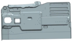 Left Floor Panel for Vehicles A9606162652