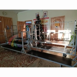 Mobile Folding Choir Stand with Three Rows